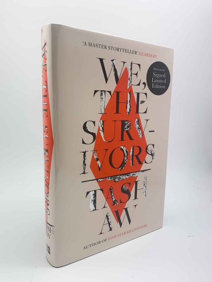 Aw, Tash - We, the Survivors - SIGNED | front cover. Published by Fourth Estate in 2019. Hardcover.  Condition:  Fine/Fine