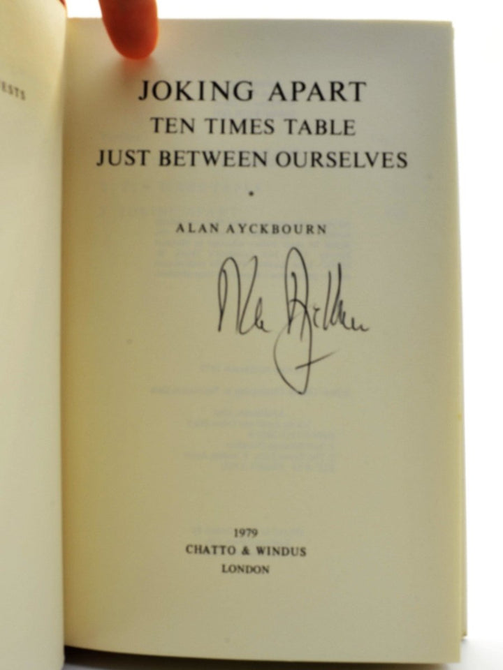 Ayckbourn, Alan - Joking Apart and Two Other Plays - SIGNED | signature page