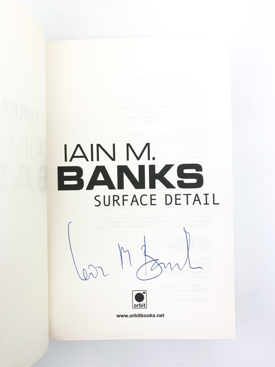 Banks, Iain M - Surface Detail - SIGNED | image3