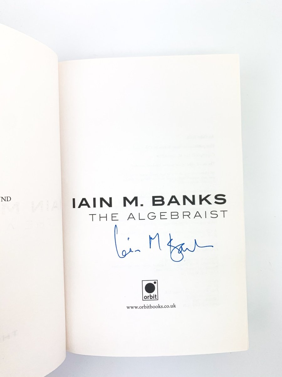 Banks, Iain M - The Algebraist - Signed 1st Printing - SIGNED | image3