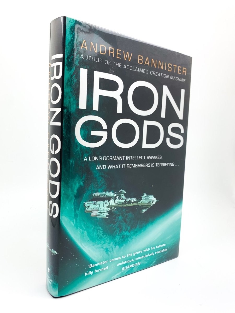 Bannister, Andrew - Iron Gods - SIGNED | front cover