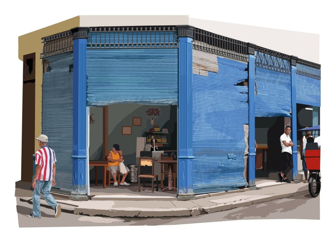 Bar on Damas, Havana | image1 | Signed Limited Edtion Print
