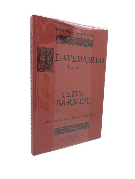 Barker, Clive - Weaveworld - SIGNED Advance Reader's Sampler | image1