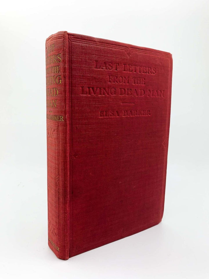 Barker, Elsa - Last Letters From the Living Dead Man | front cover