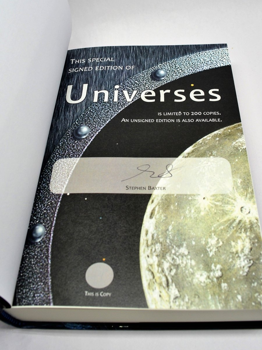 Baxter, Stephen - Universes - SIGNED | back cover