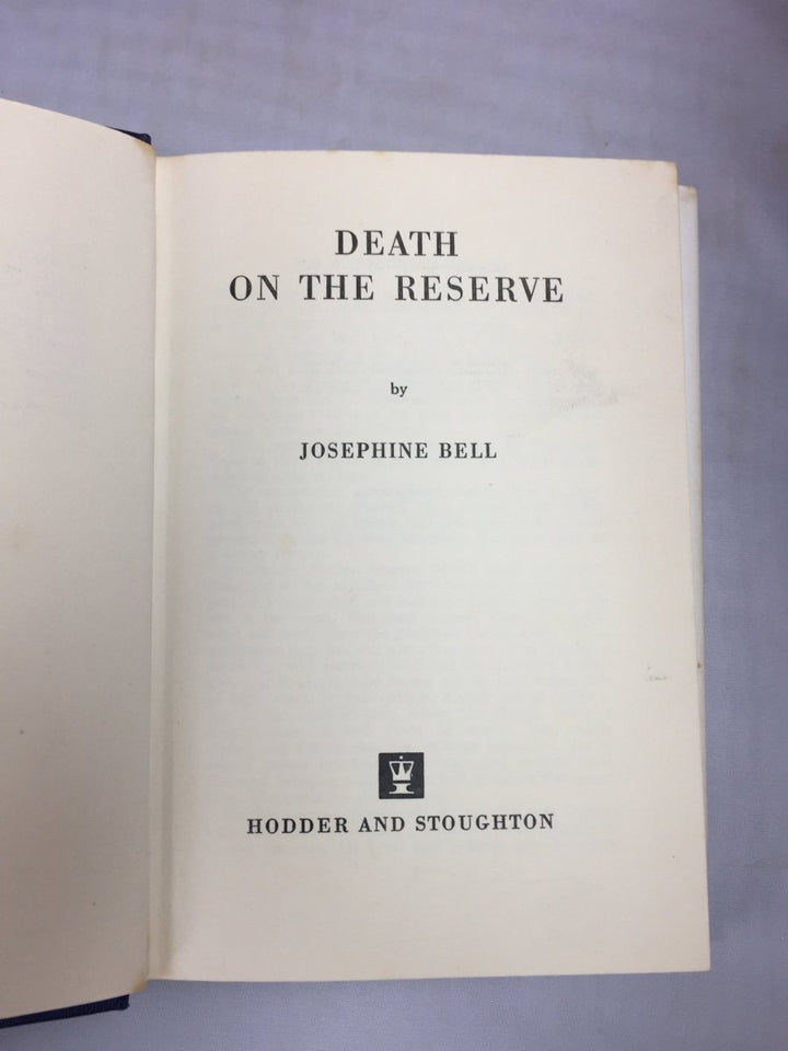 Bell, Josephine - Death on the Reserve | sample illustration