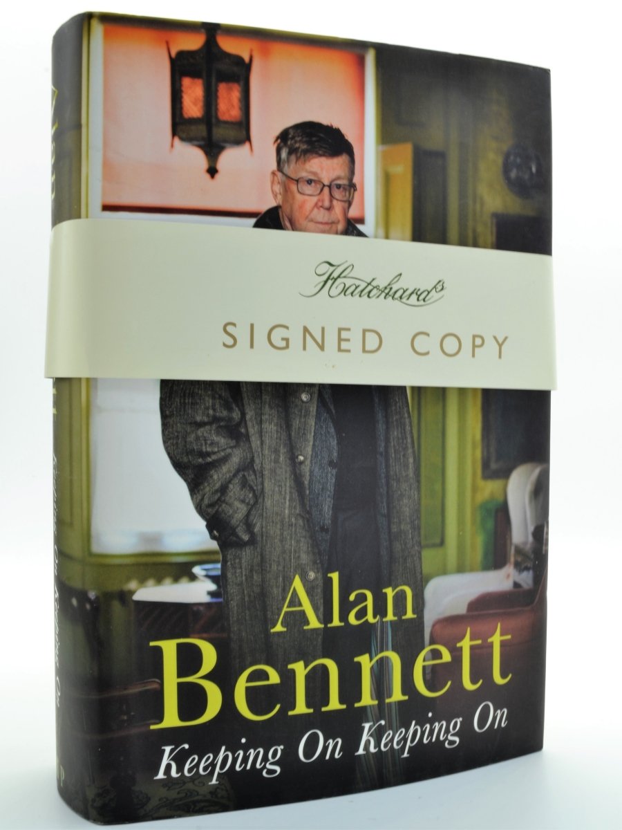 Bennett, Alan - Keeping On Keeping On - SIGNED | signature page