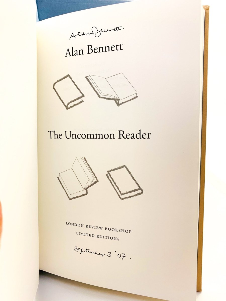 Bennett, Alan - The Uncommon Reader - SIGNED | signature page