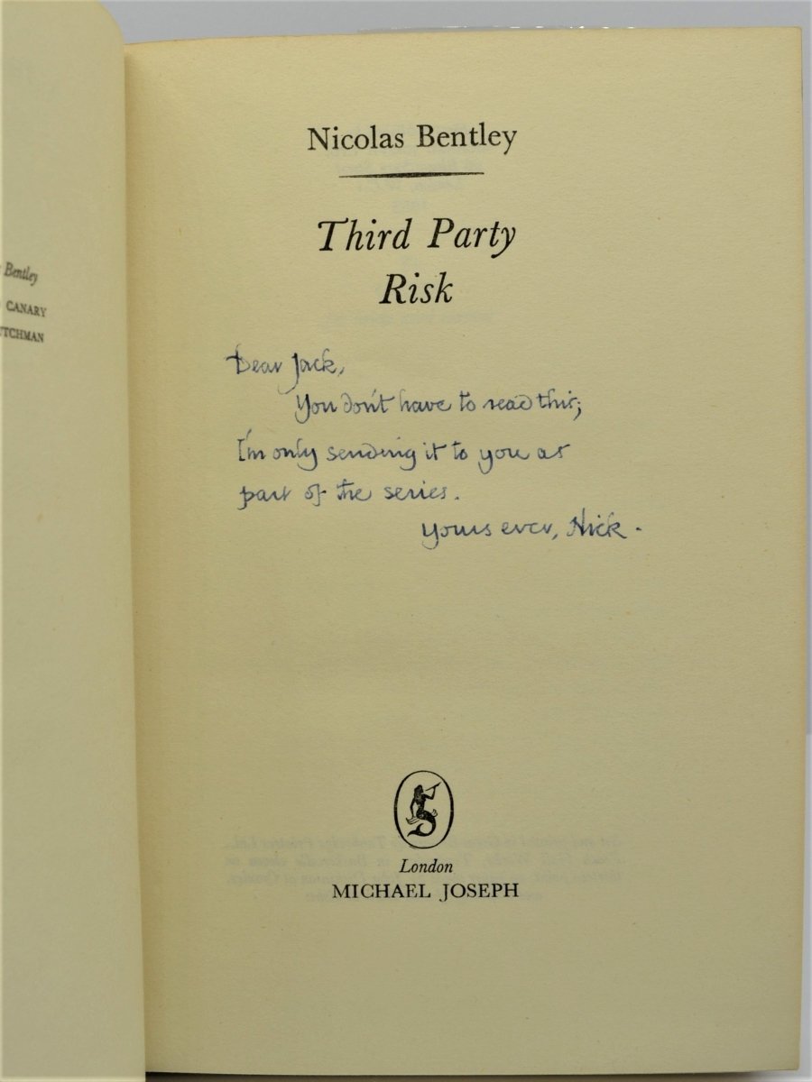 Bentley, Nicholas - Third Party Risk - SIGNED | signature page