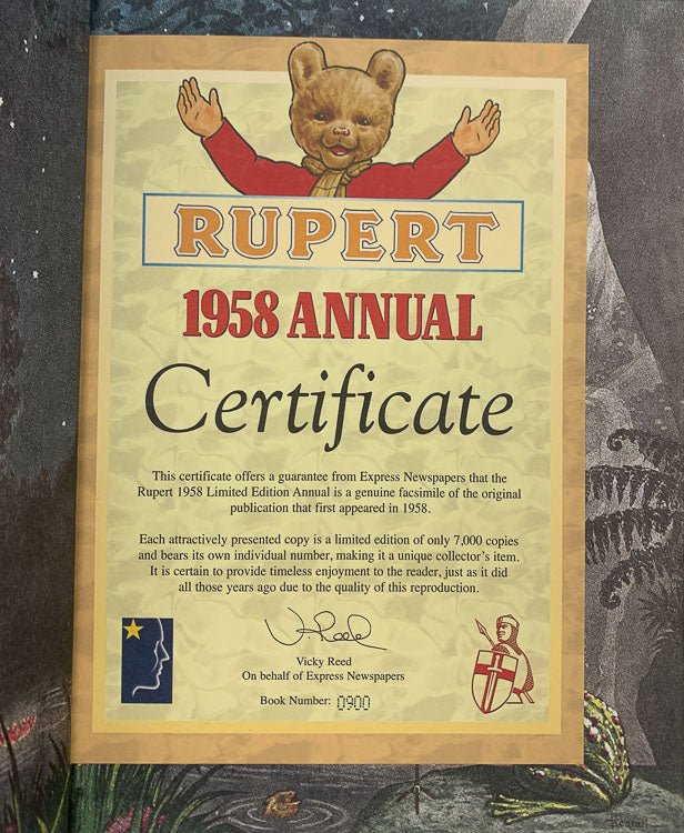 Bestall, Alfred - Rupert 1958 Annual | back cover