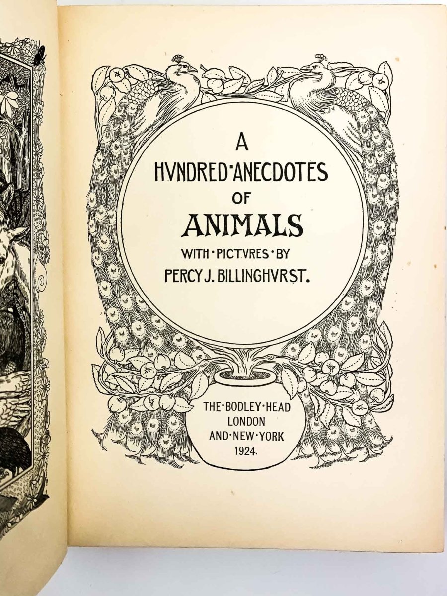 Billinghurst, Percy J - A Hundred Anecdotes of Animals | pages