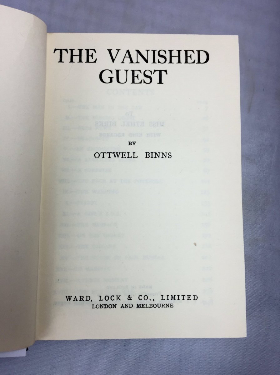 Binns, Ottwell - The Vanished Guest | sample illustration