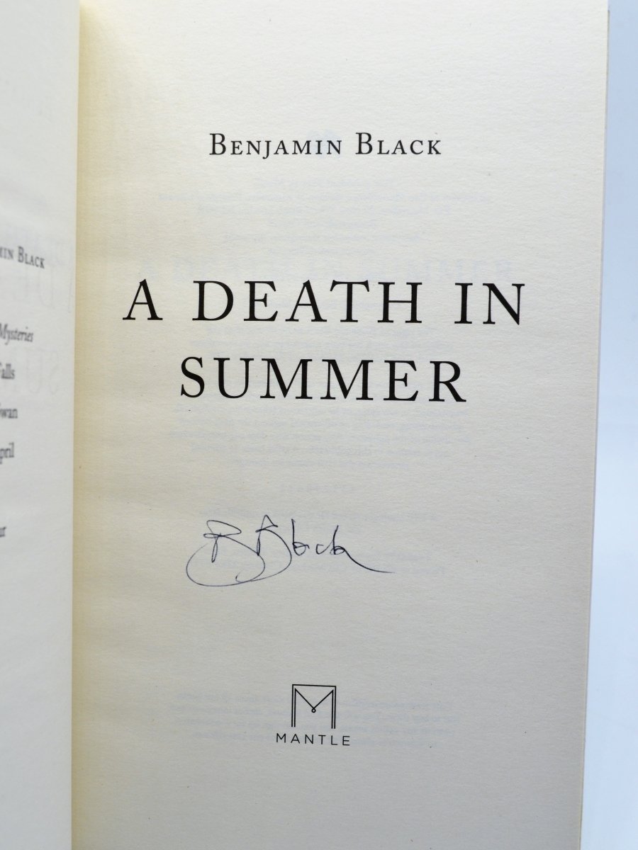 Black, Benjamin - A Death in Summer | sample illustration