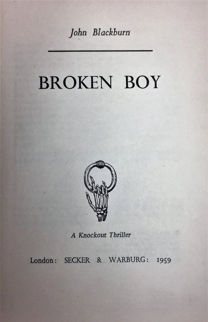 Blackburn, John - Broken Boy | sample illustration