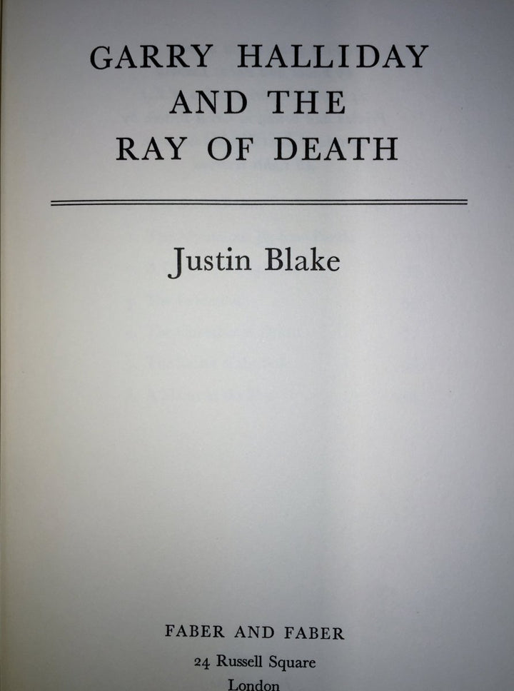 Blake, Justin - Garry Halliday and the Ray of Death | sample illustration