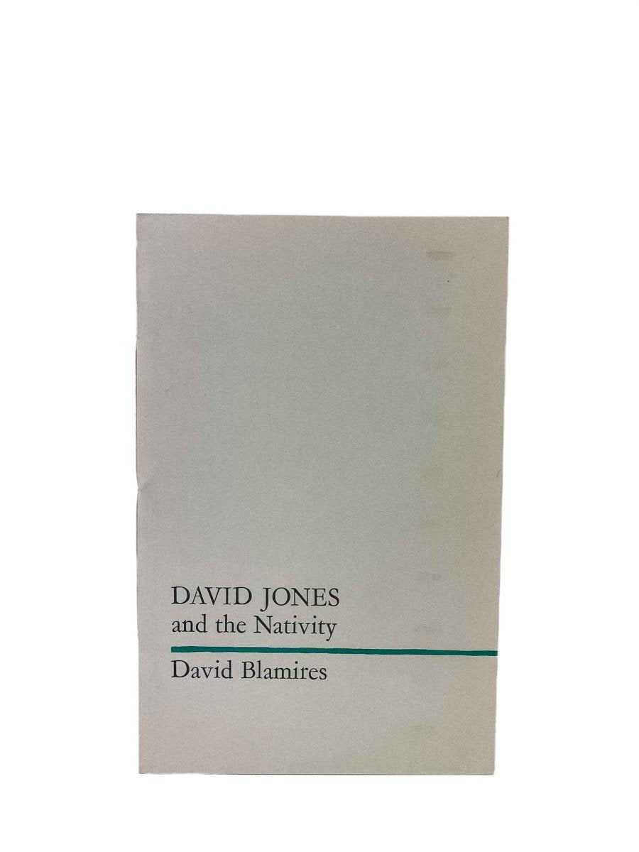 Blamires, David - David Jones and the Nativity : a Christmas Essay | front cover