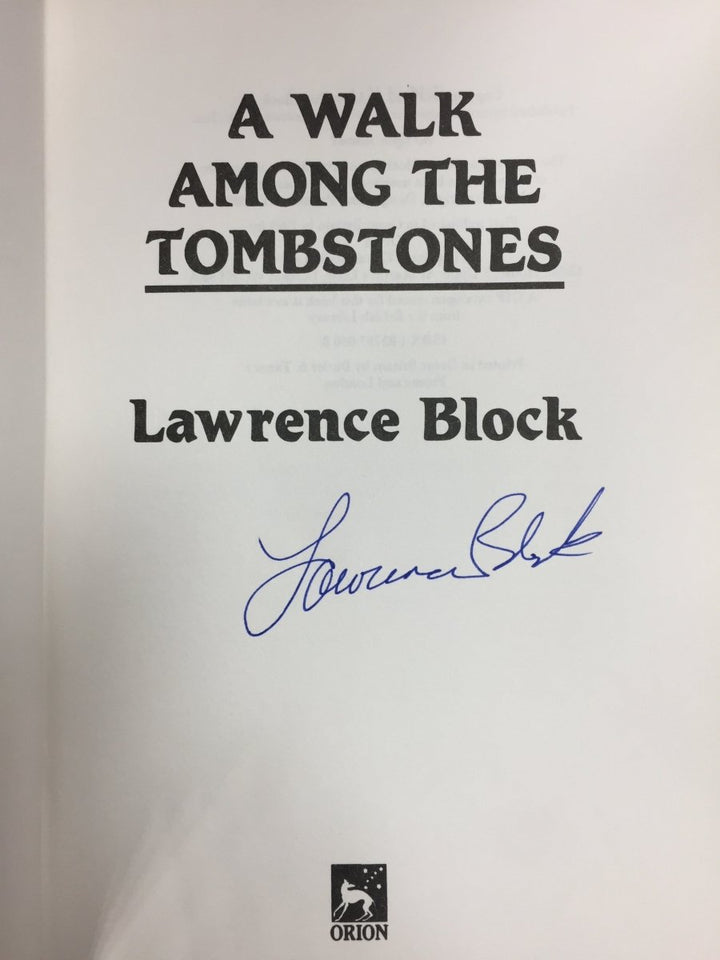 Block, Lawrence - A Walk Among The Tombstones | back cover
