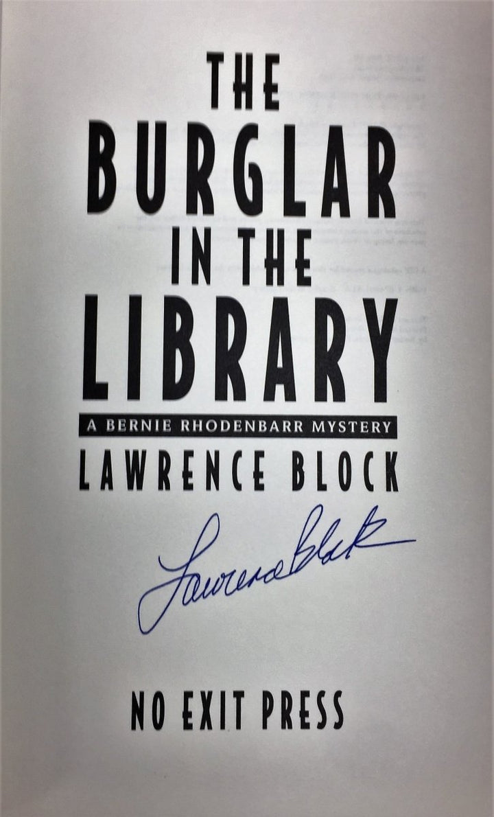 Block, Lawrence - The Burglar in the Library | sample illustration
