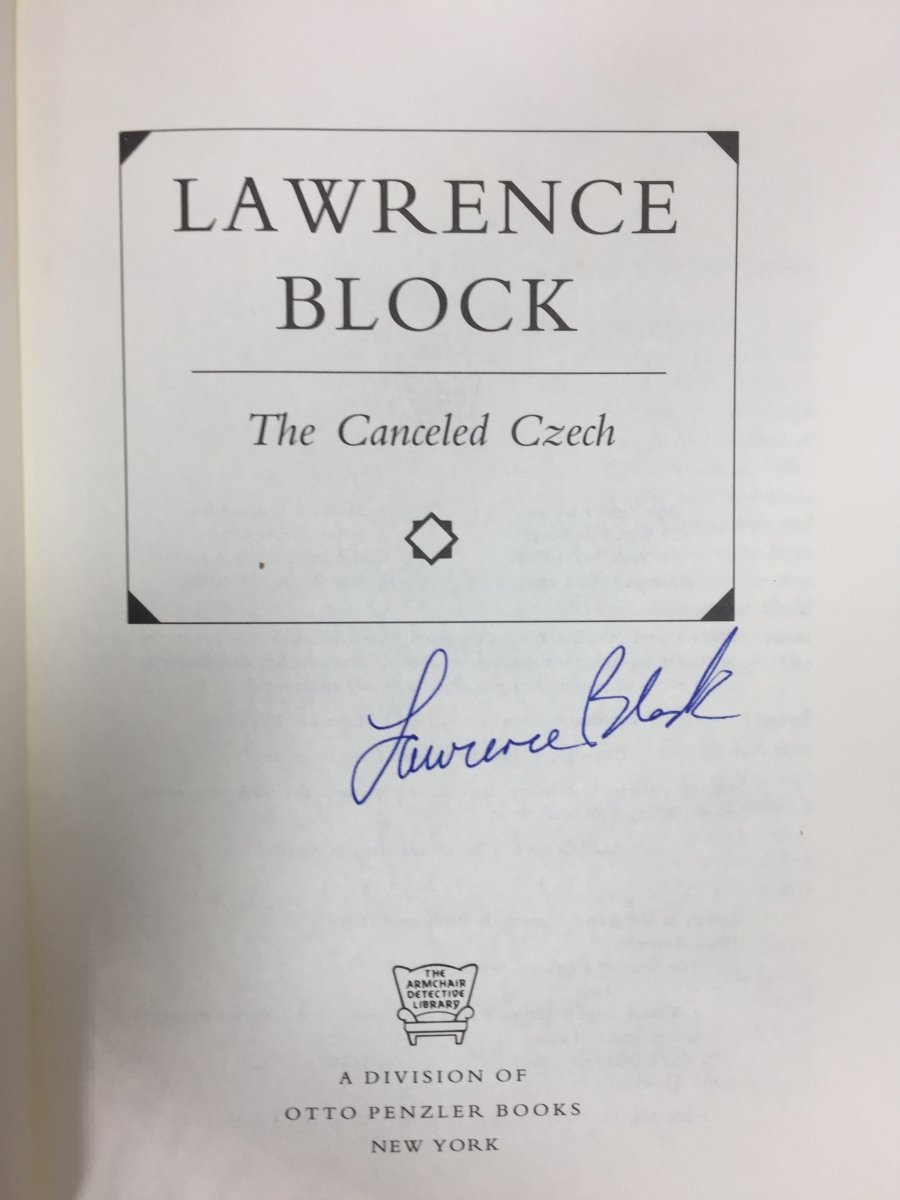 Block, Lawrence - The Cancelled Czech | back cover