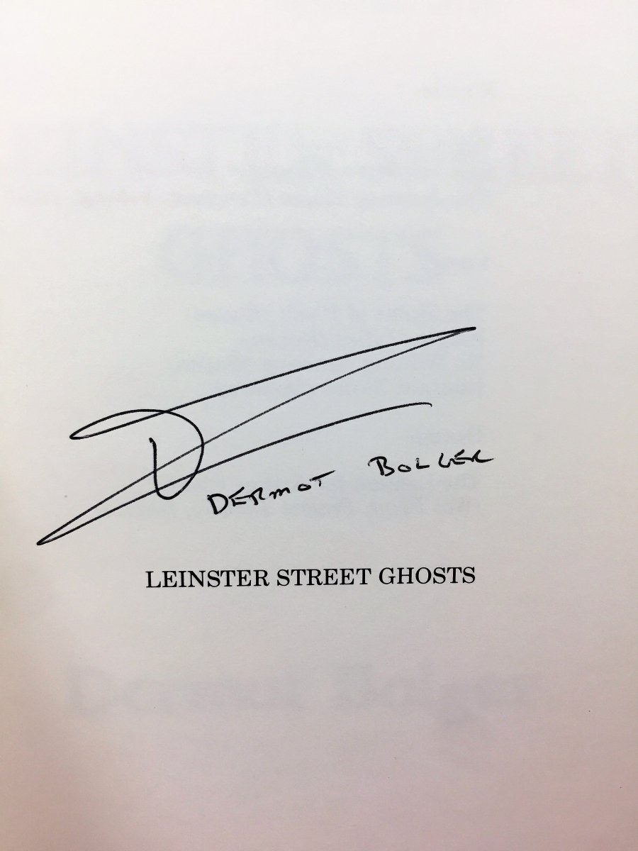 Bolger, Dermot - Leinster Street Ghosts | back cover