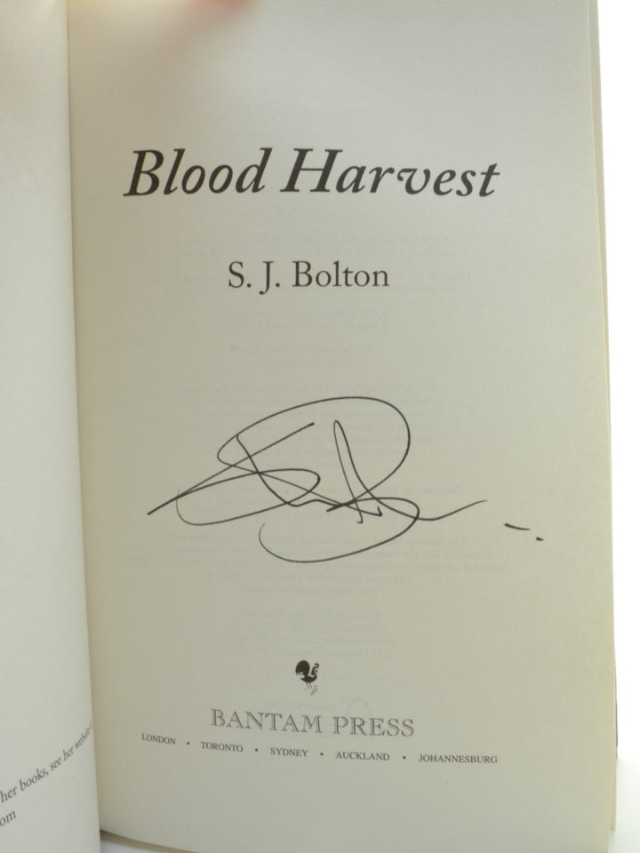 Bolton, S J - Blood Harvest | sample illustration