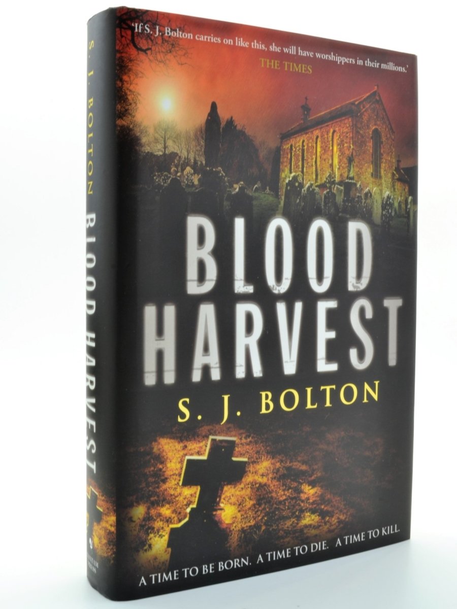 Bolton, S J - Blood Harvest - SIGNED | front cover