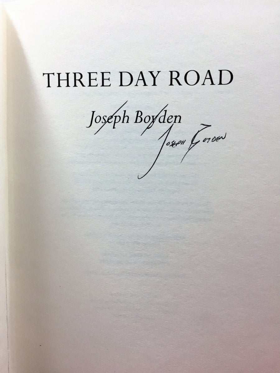Boyden, Joseph - Three Day Road | sample illustration