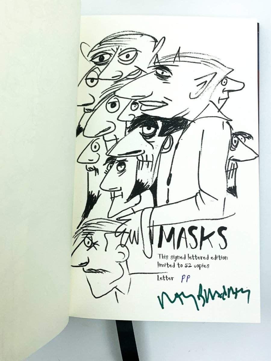 Bradbury, Ray - Masks - Signed Lettered Edition - SIGNED | signature page