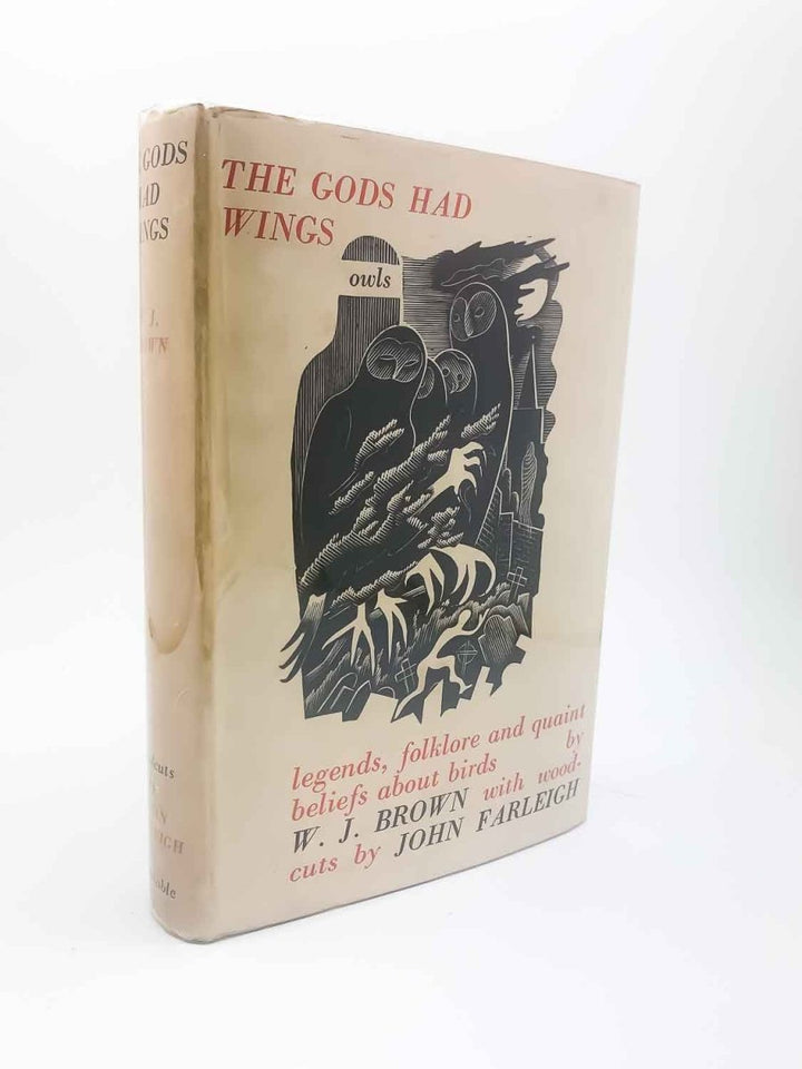 Brown, W. J. - The Gods Had Wings | front cover. Published by Constable in 1936. Hardcover.  Condition:  Very Good ++/Very Good +