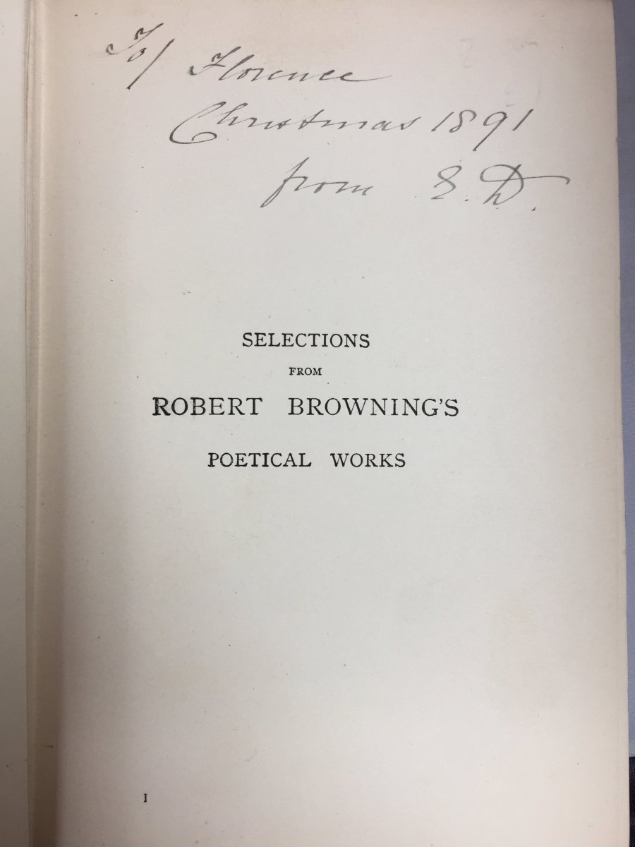 Browning, Robert - Selections from the Works of Robert Browning | sample illustration