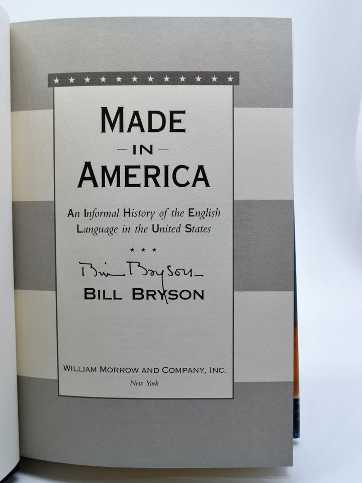 Bryson, Bill - Made in America | back cover