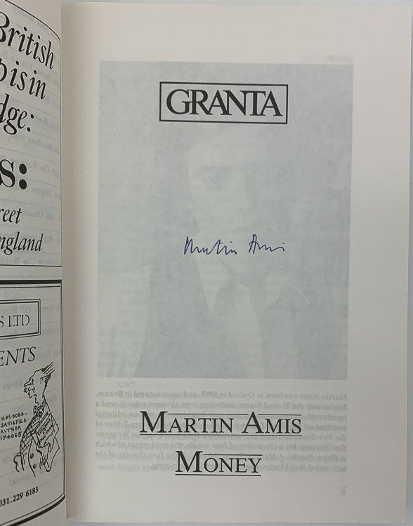 Buford, Bill ( edits ) - Granta 7 : Best of Young British Novelists - SIGNED by Amis, Boyd, Barnes, Ishiguru & McEwanlimited edition - SIGNED | image3