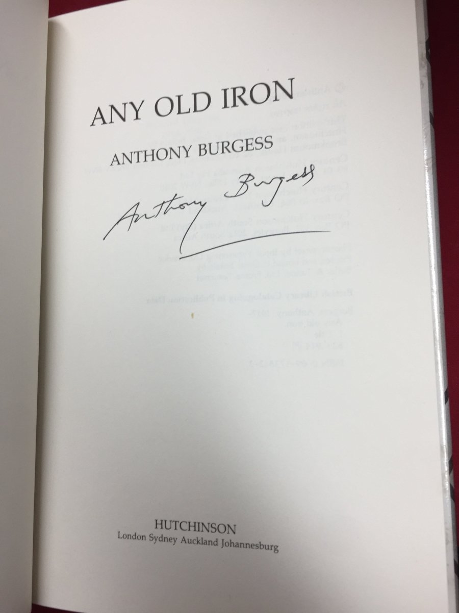 Burgess, Anthony - Any Old Iron | sample illustration