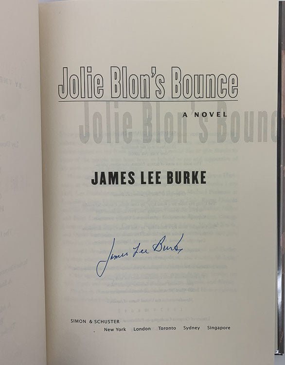 Burke, James Lee - Jolie Blon's Bounce - SIGNED | image3