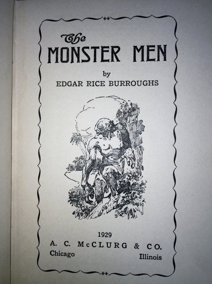 Burroughs, Edgar Rice - The Monster Men | sample illustration