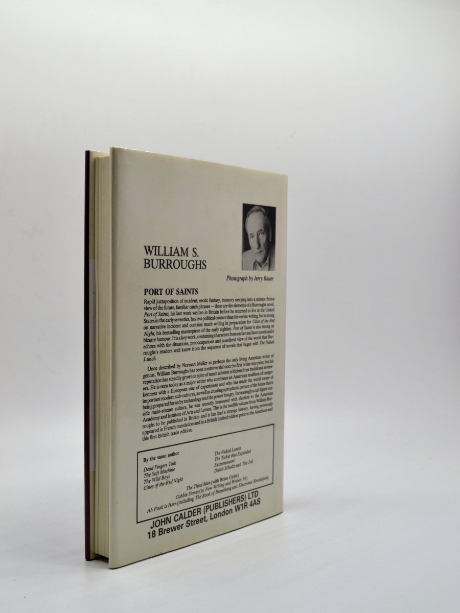 Burroughs, William S - Port of Saints | back cover
