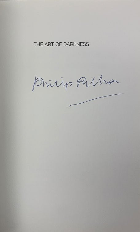 Butler, Robert - The Art of Darkness : Staging The Philip Pullman Trilogy - SIGNED | signature page