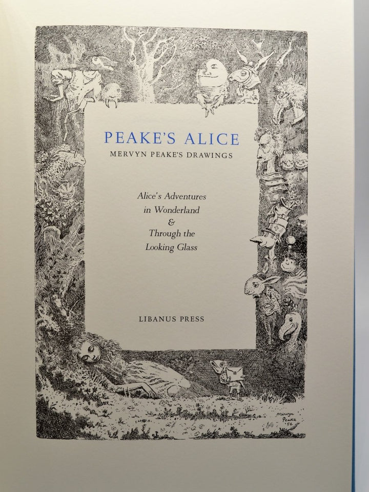 Carroll, Lewis - Peake's Alice - Mervyn Peake's Drawings for Alice's Adventures | back cover