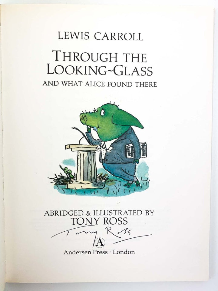 Carroll, Lewis - Through the Looking Glass - SIGNED | back cover