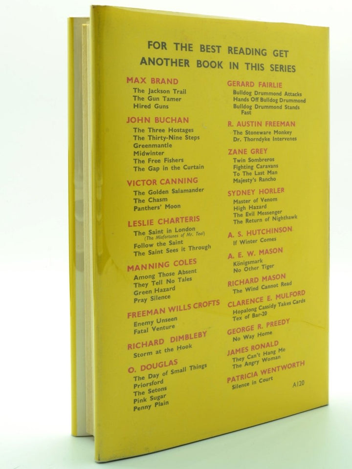 Charteris, Leslie - The Saint Goes West | back cover