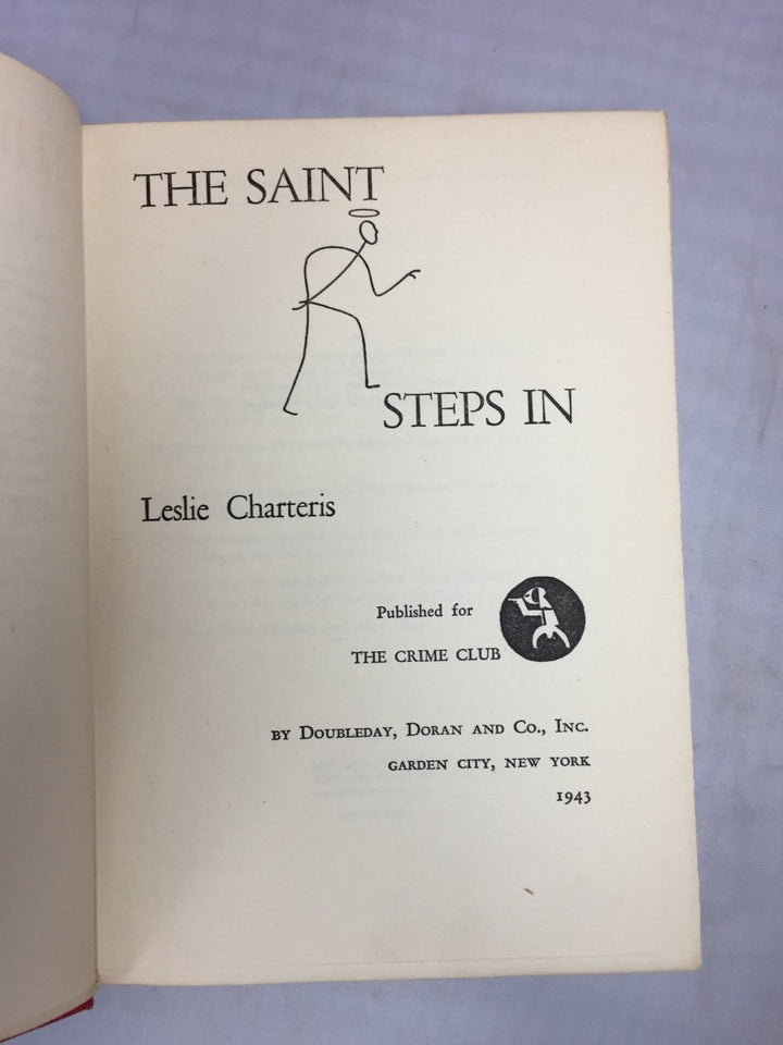 Charteris, Leslie - The Saint Steps In | sample illustration