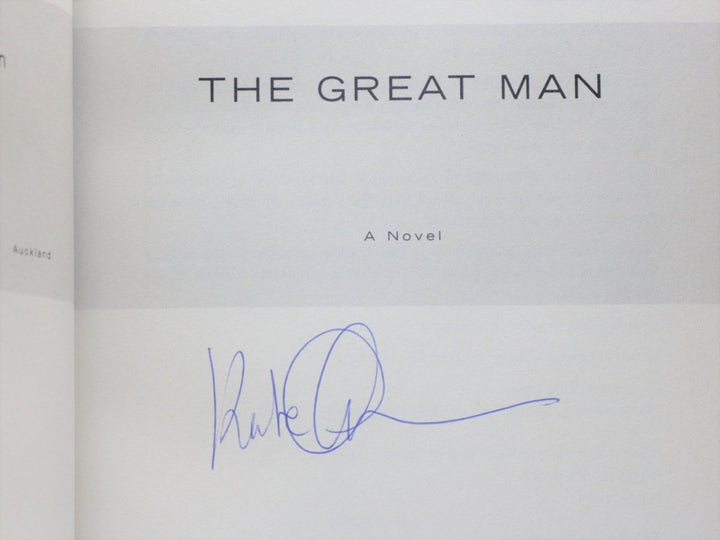 Christensen, Kate - The Great Man - SIGNED | signature page