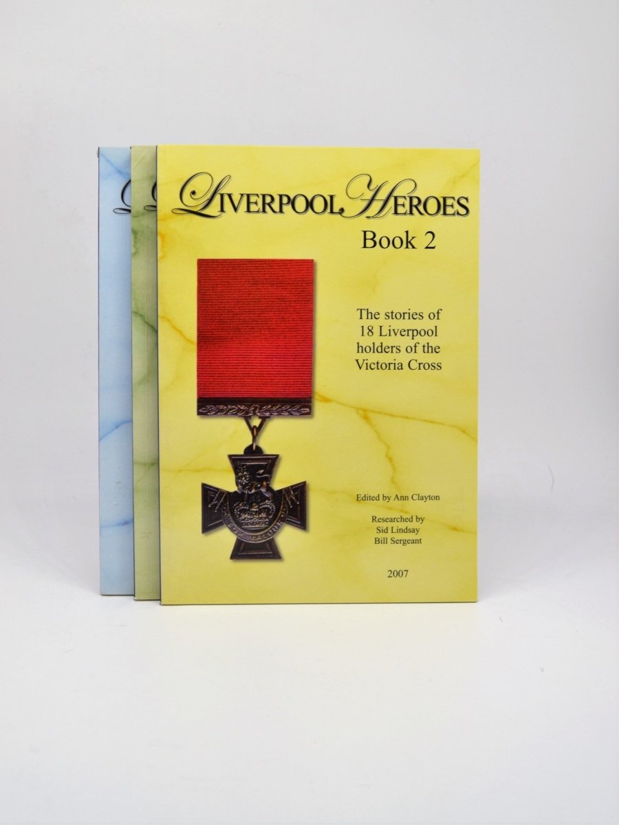 Clayton, Ann ( edits ) - Liverpool Heroes ( 3 vols ) - SIGNED | back cover