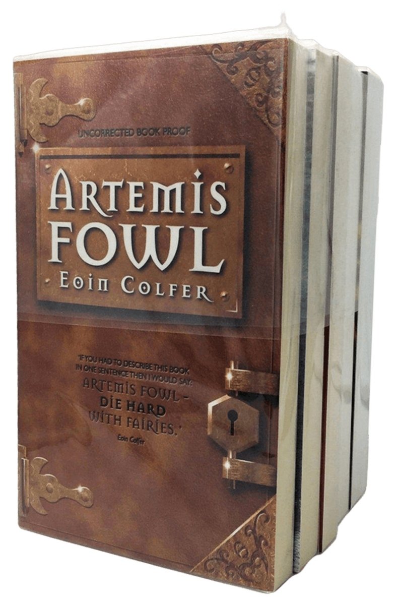Colfer, Eoin - Artemis Fowl - set of UK proof copies | back cover