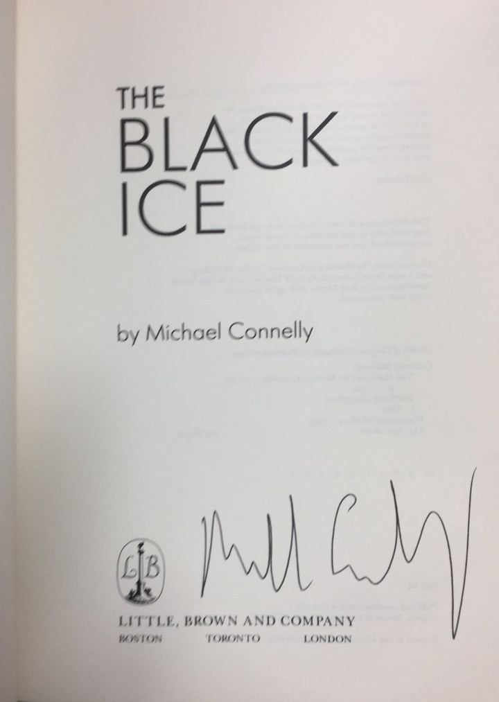 Connelly, Michael - The Black Ice | back cover