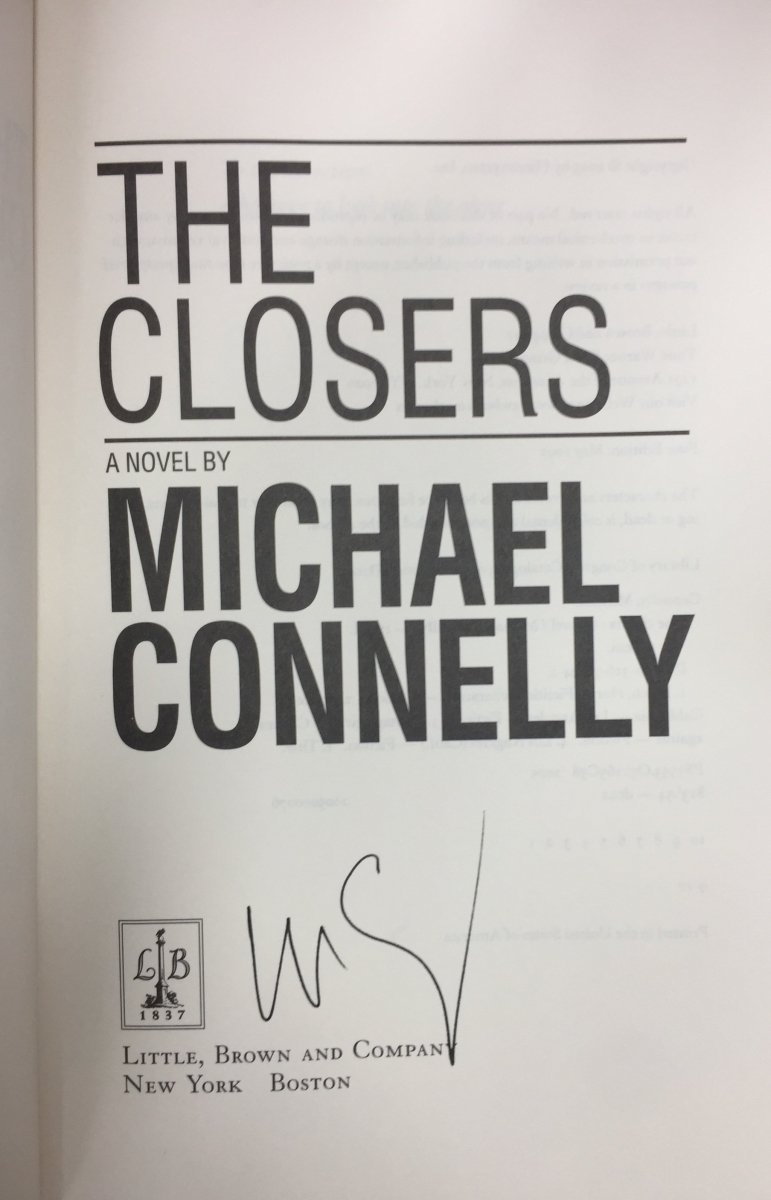 Connelly, Michael - The Closers | back cover