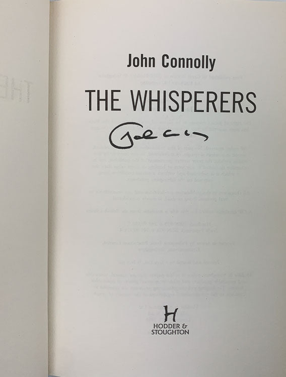 Connolly, John - The Whisperers - SIGNED | image3