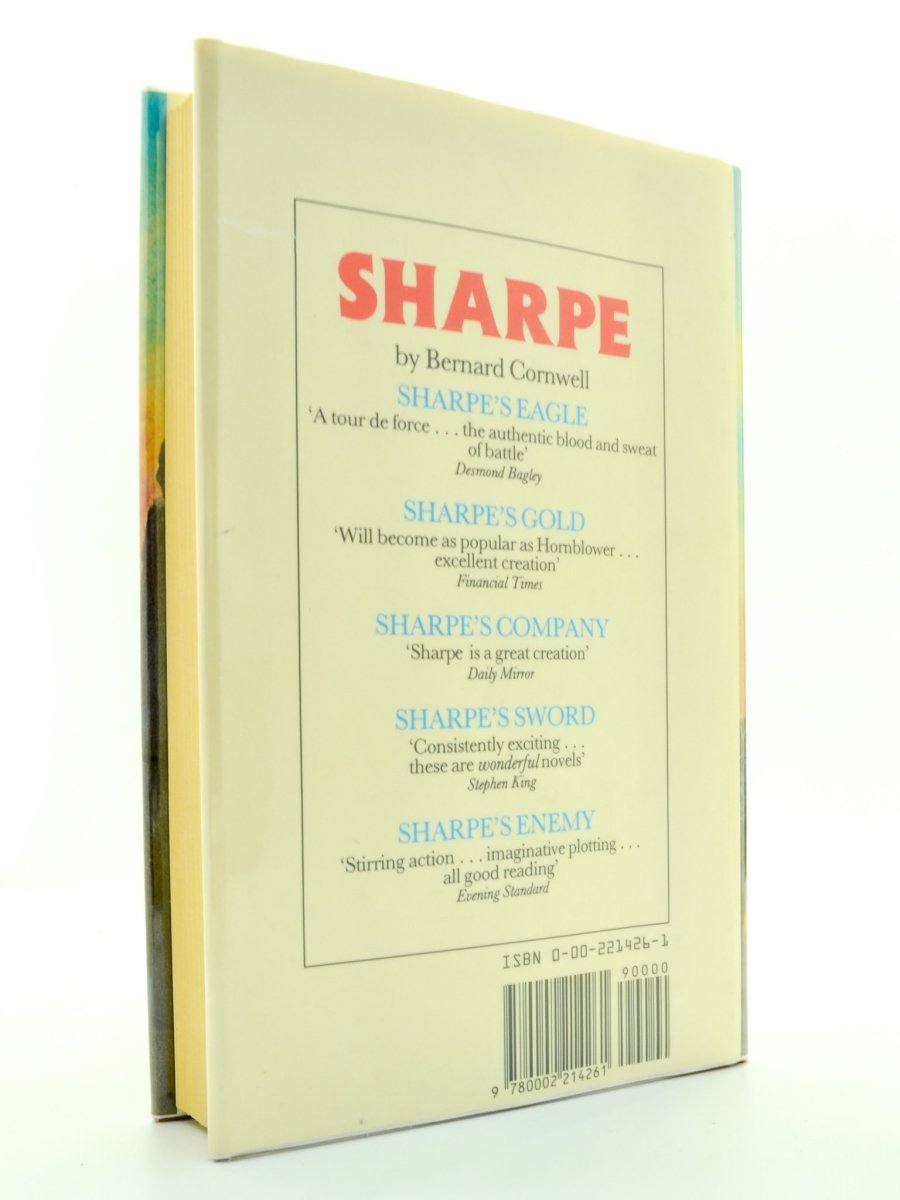 Cornwell, Bernard - Sharpe's Honour - SIGNED | back cover