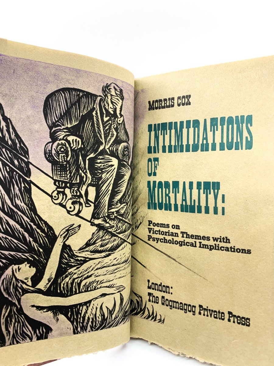Cox, Morris - Intimidations of Mortality: Poems on Victorian Themes with Psychological Implication - SIGNED | image4