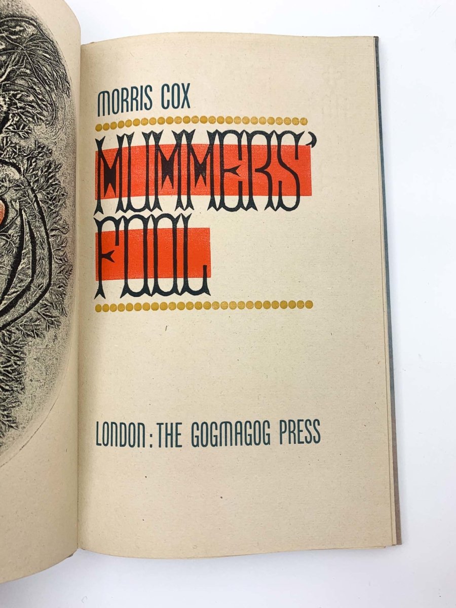 Cox, Morris - Mummers' Fool - SIGNED | pages